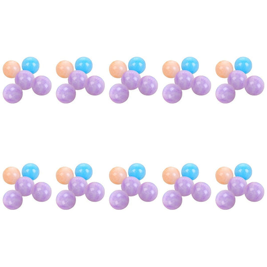 50pcs Plastic Air Filled Pit Ball Bouncy Rubber Balls for Toddlers and Kids Playing